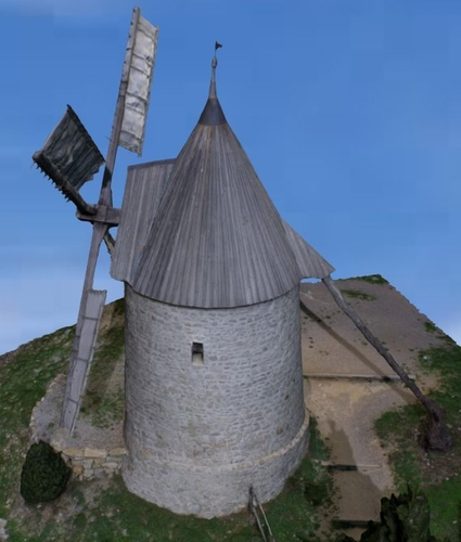 Windmill in France  still working