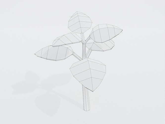 Low poly bell pepper Low-poly 3D model 5