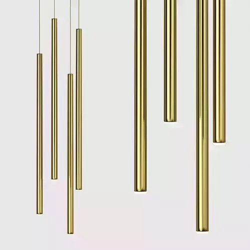 Slim One Brass Hanging Lamp by Forstlight