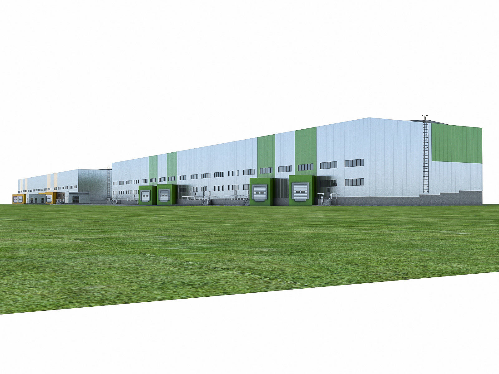 Logistics Building 01 Low-poly 3D model_14