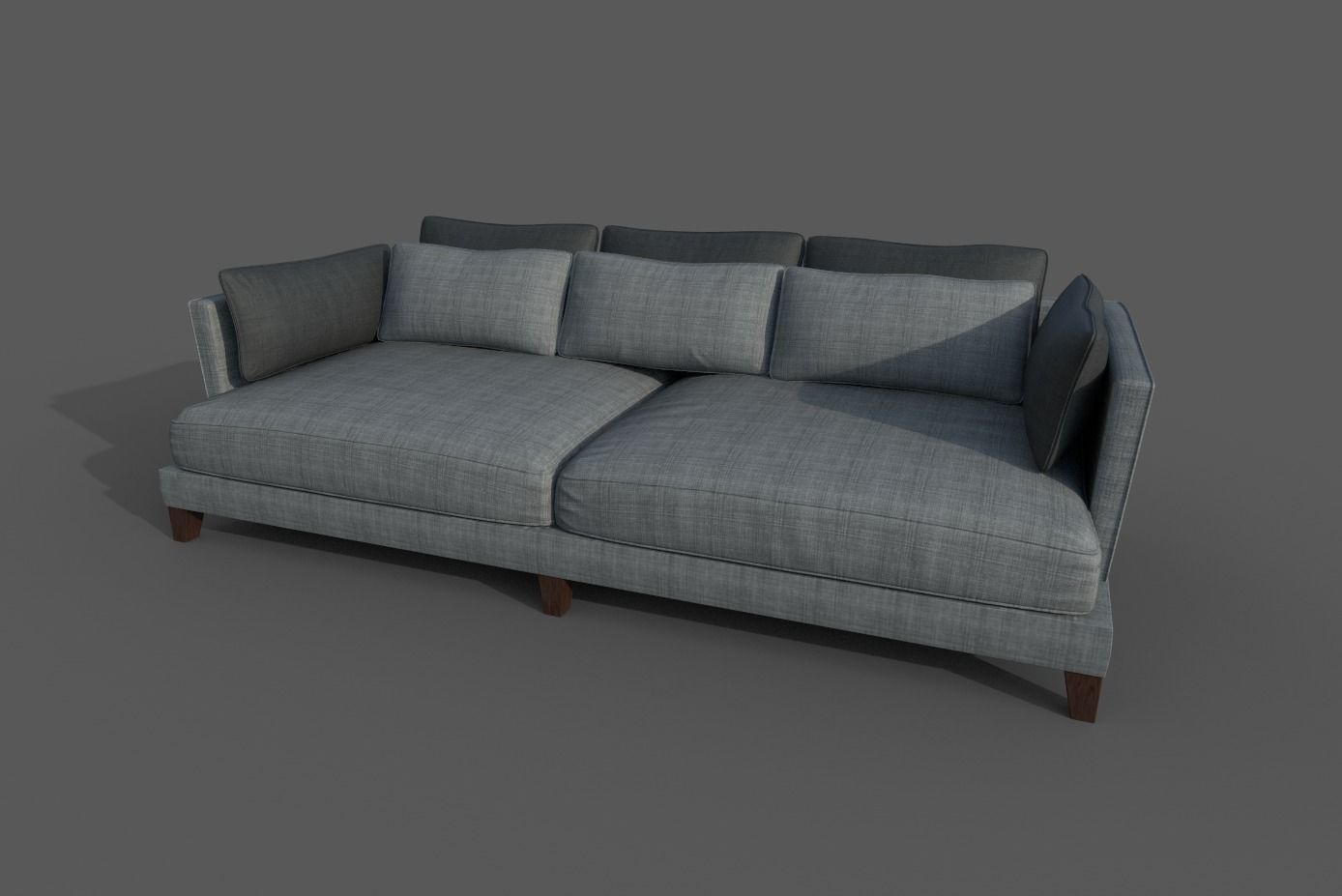 Sofa-14 sofa Low-poly 3D model_1
