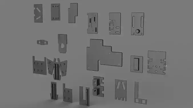 kitbashing panels scifi 