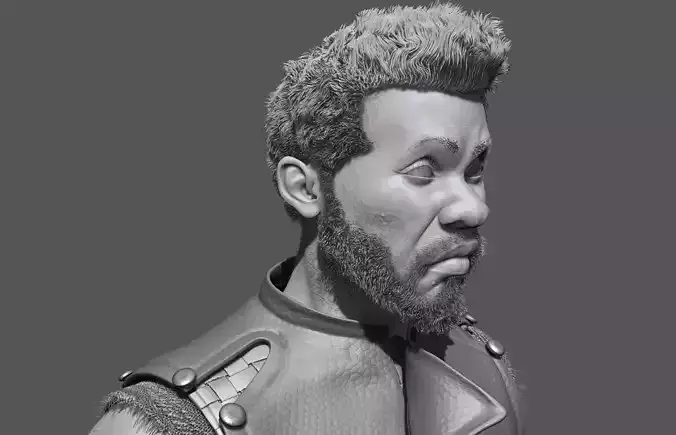 Hunter man holding gun