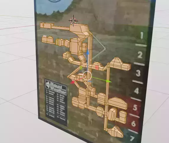Mount Weather From the 100 SHELL Free 3D model