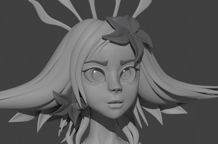 Neeko 3D model female character 3D model_4