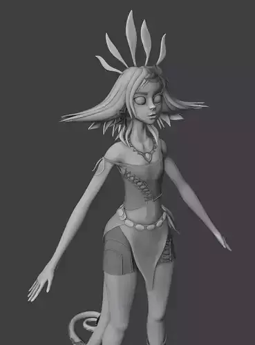 Neeko 3D model female character 3D model
