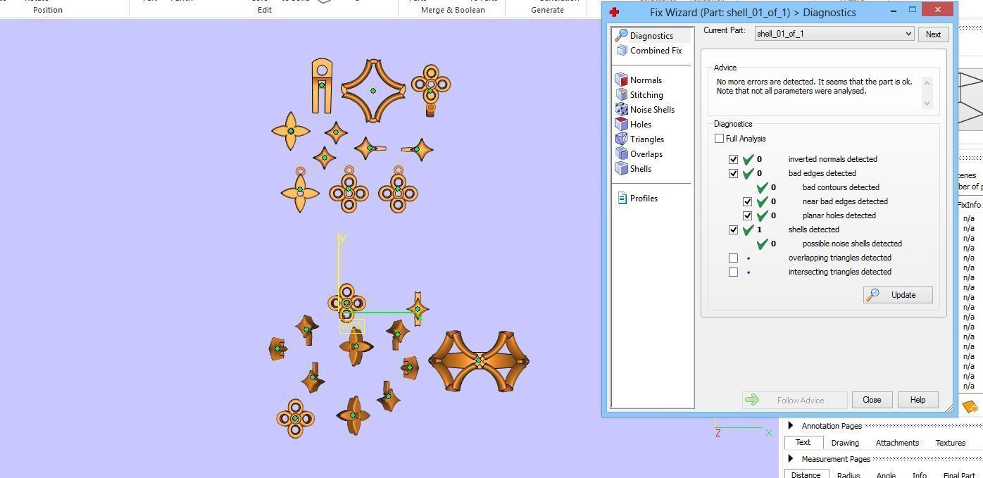 Louis Vuitton Ring and Earrings  3D print model_6