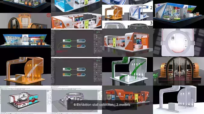 6 Exhibition stall collection