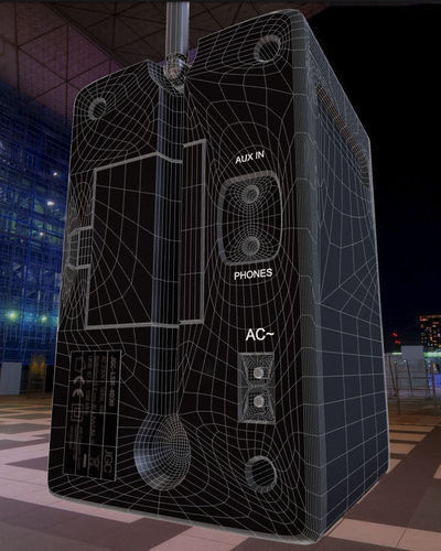 JGC Radio Rigged and Animated 3D model_20