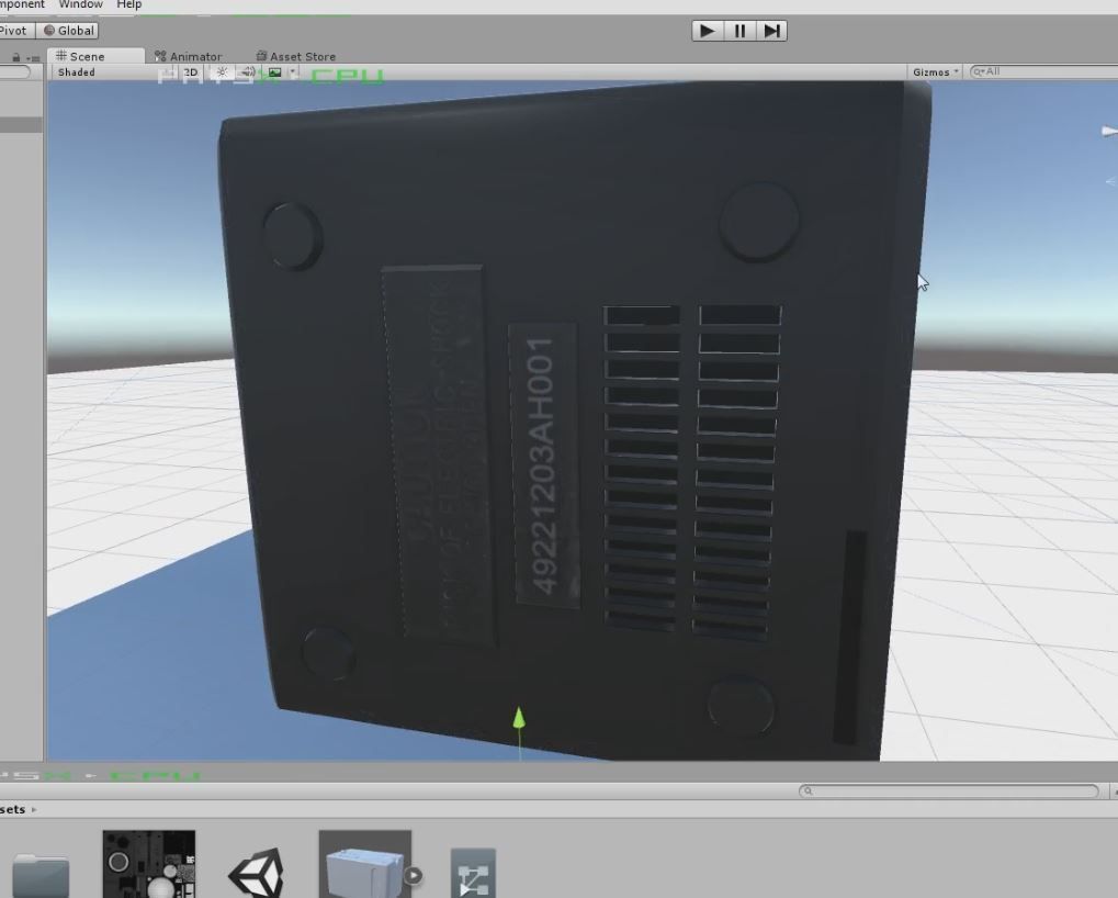 JGC Radio Rigged and Animated 3D model_17