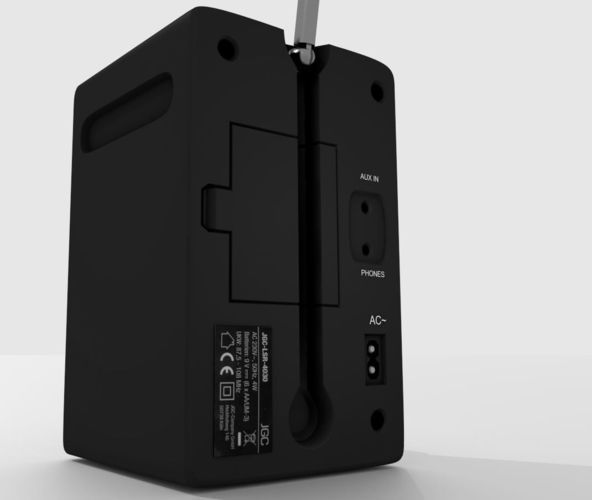 JGC Radio Rigged and Animated 3D model_21