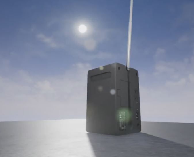 JGC Radio Rigged and Animated 3D model_31