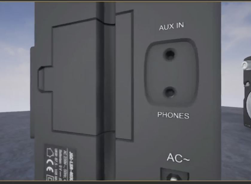 JGC Radio Rigged and Animated 3D model_12