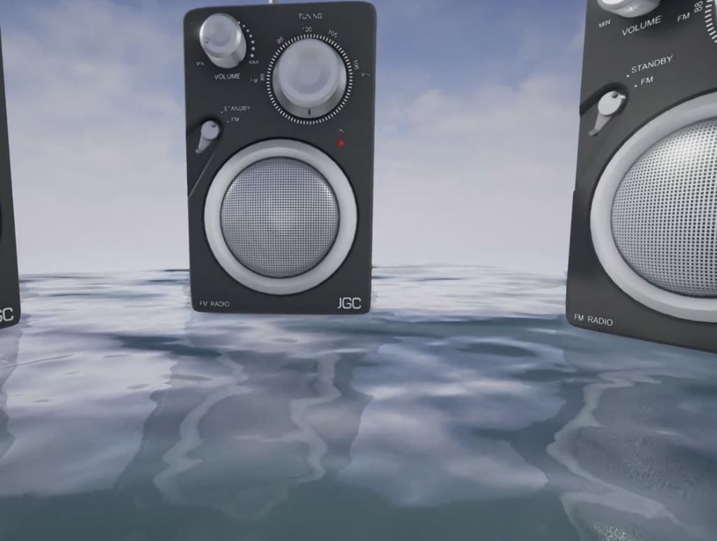 JGC Radio Rigged and Animated 3D model_8