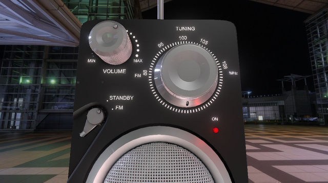 JGC Radio Rigged and Animated 3D model_26
