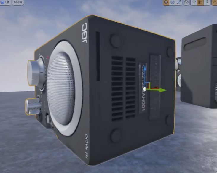 JGC Radio Rigged and Animated 3D model_27