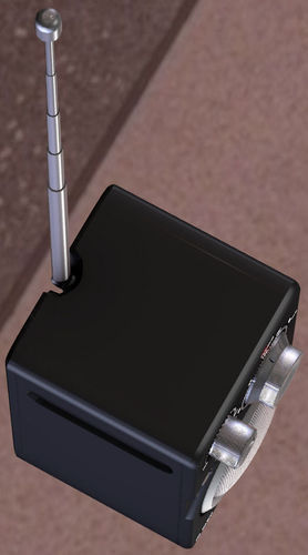 JGC Radio Rigged and Animated 3D model_18