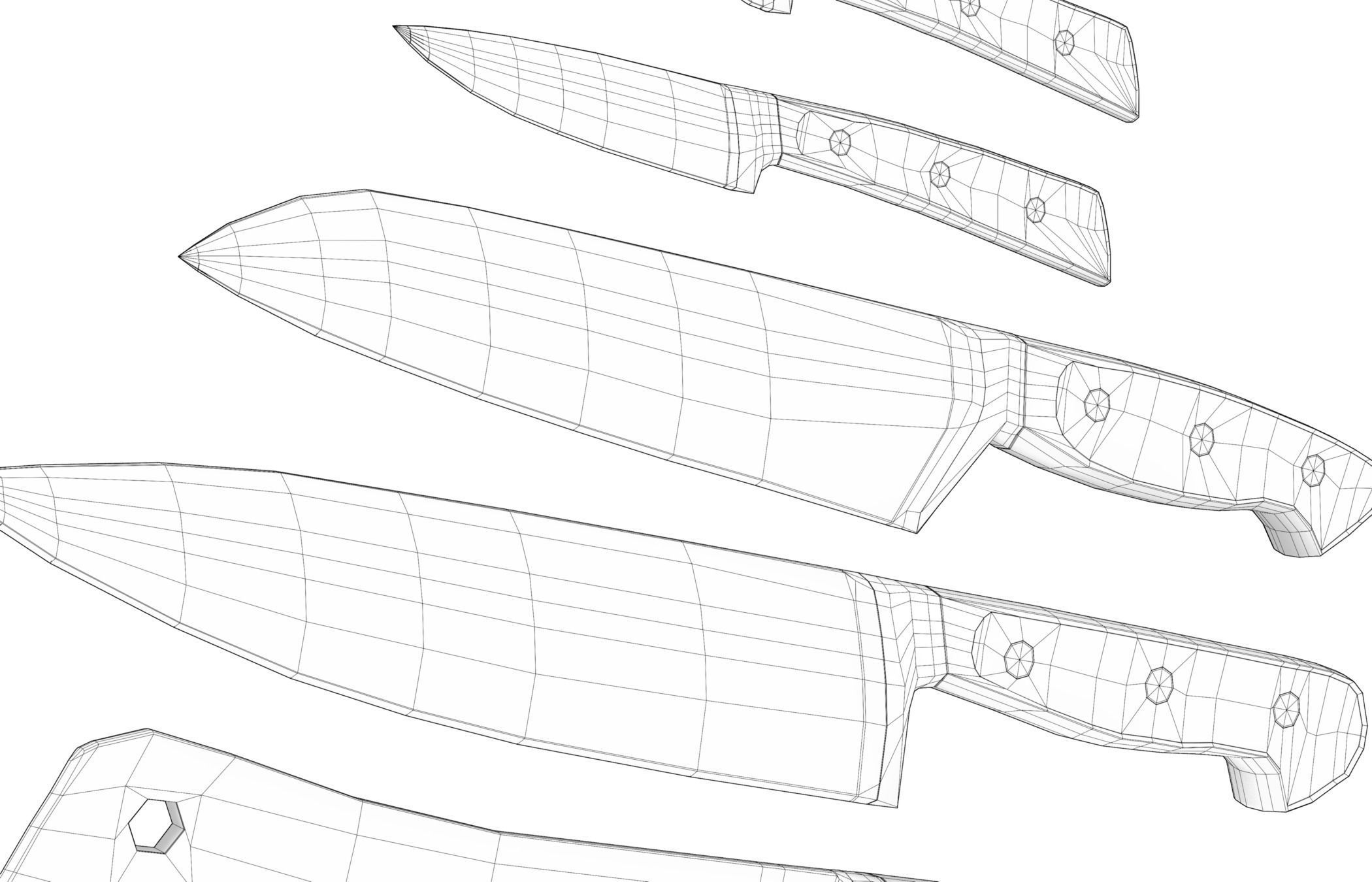 High Quality Collection of Kitchen Assets for Interior - 3D Pack _26