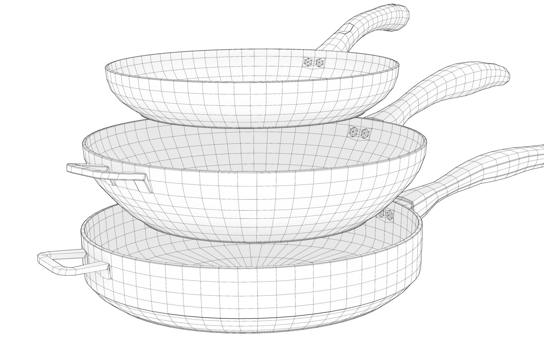 High Quality Collection of Kitchen Assets for Interior - 3D Pack _20