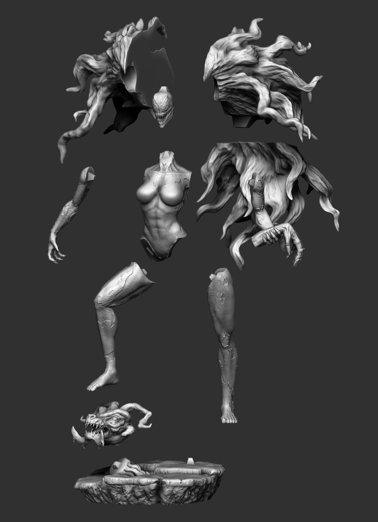 Scream - Marvel for 3d print model 3D print model_2