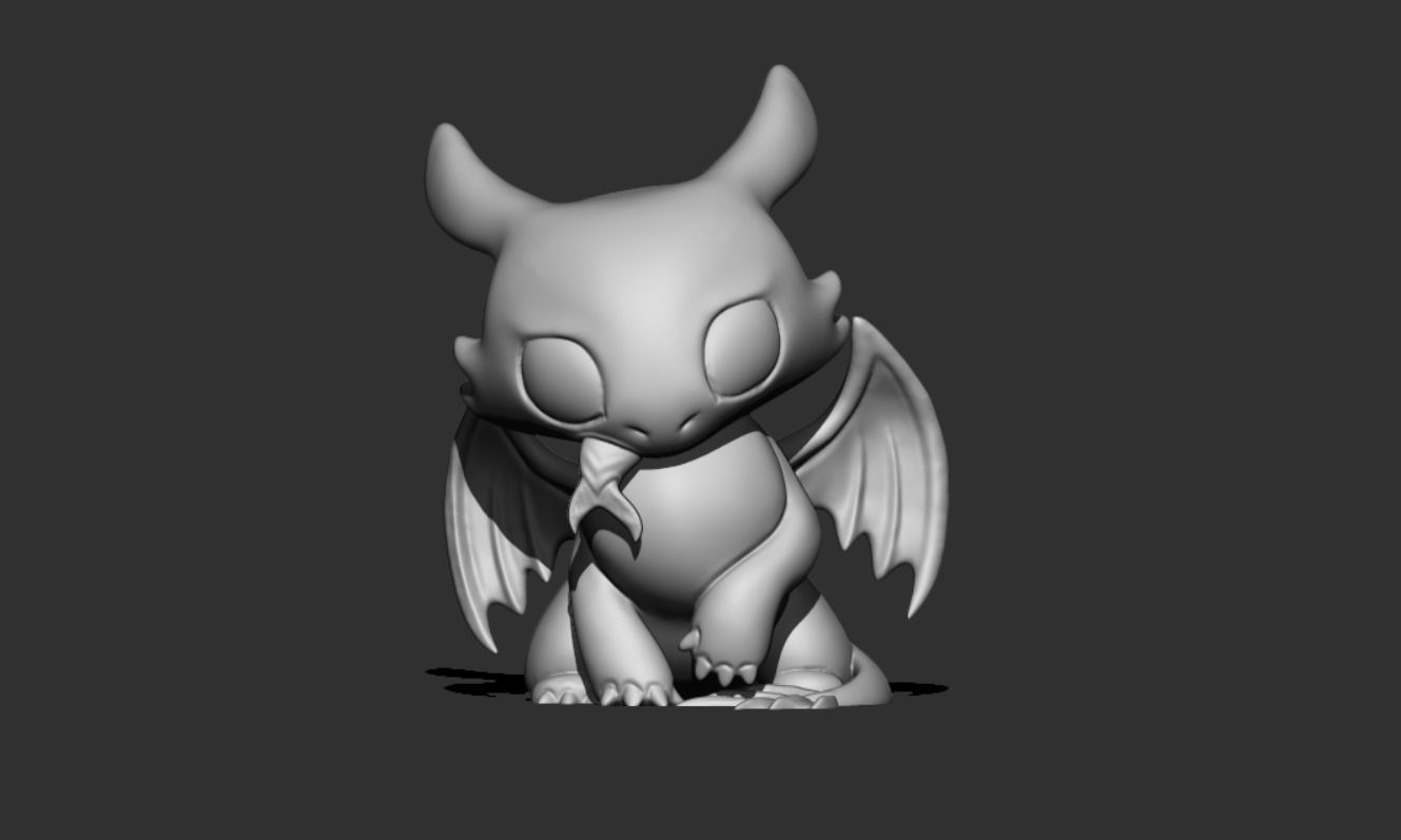 dragon 3D print model_1