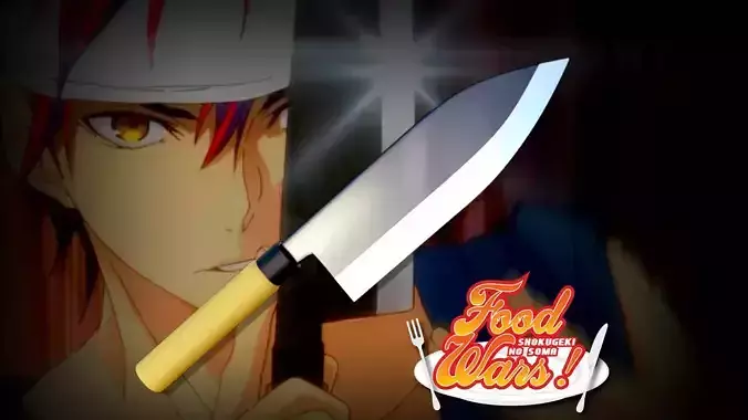Food Wars - Shokugeki No Soma 3D print model
