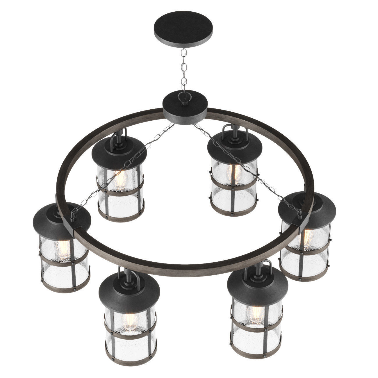 Hinkley Single Tier ceiling lamp 3D model_2