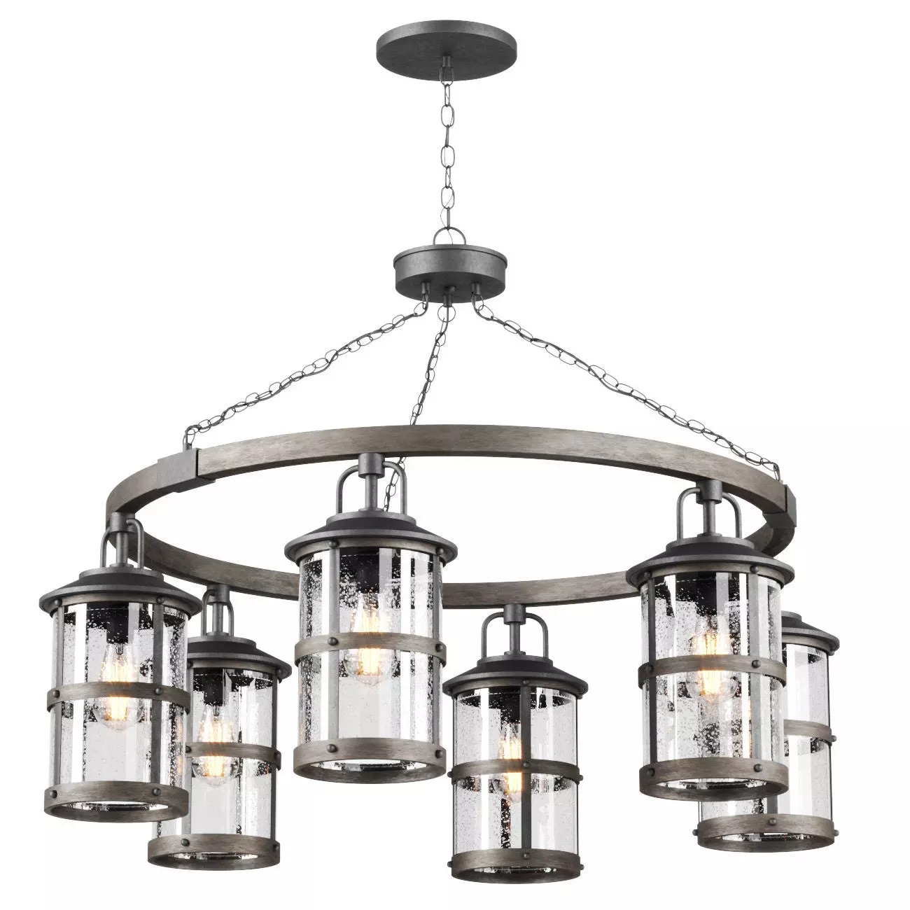 Hinkley Single Tier ceiling lamp 3D model_0