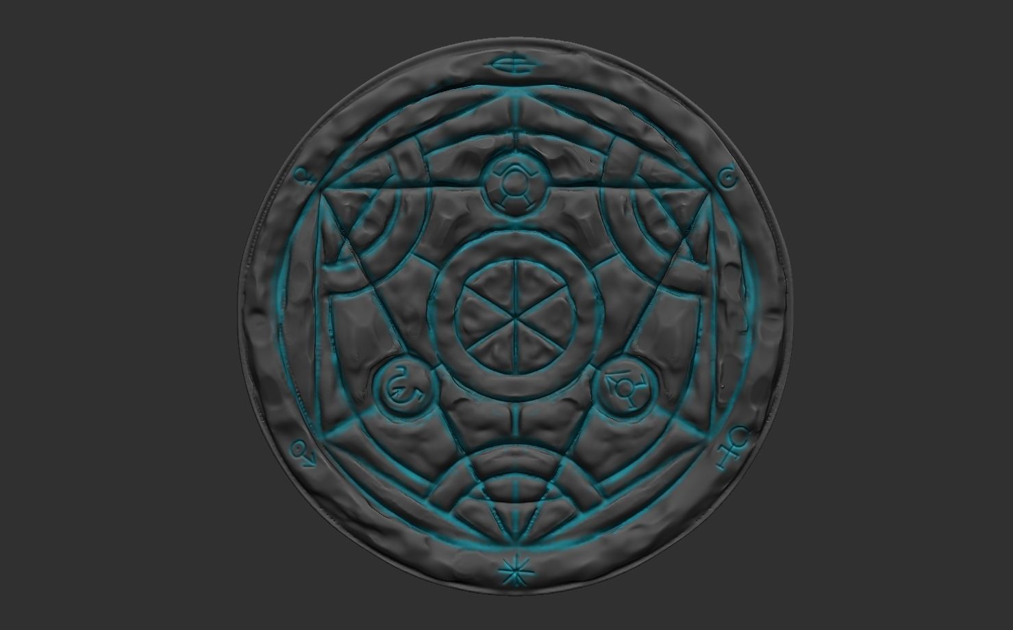 Tiefling Wizard Dnd figure 3D model_1