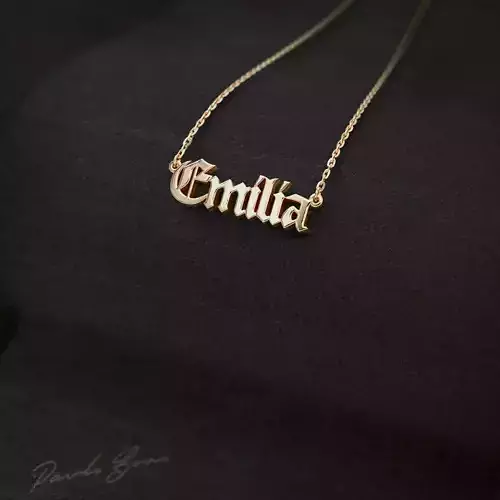 Name pendant Emilia
