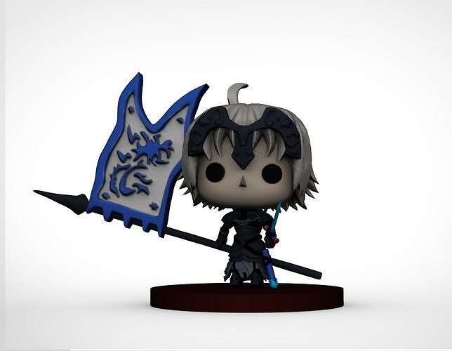 Jeanne D arc Alter Attack - Fate Grand Order 3D print model
