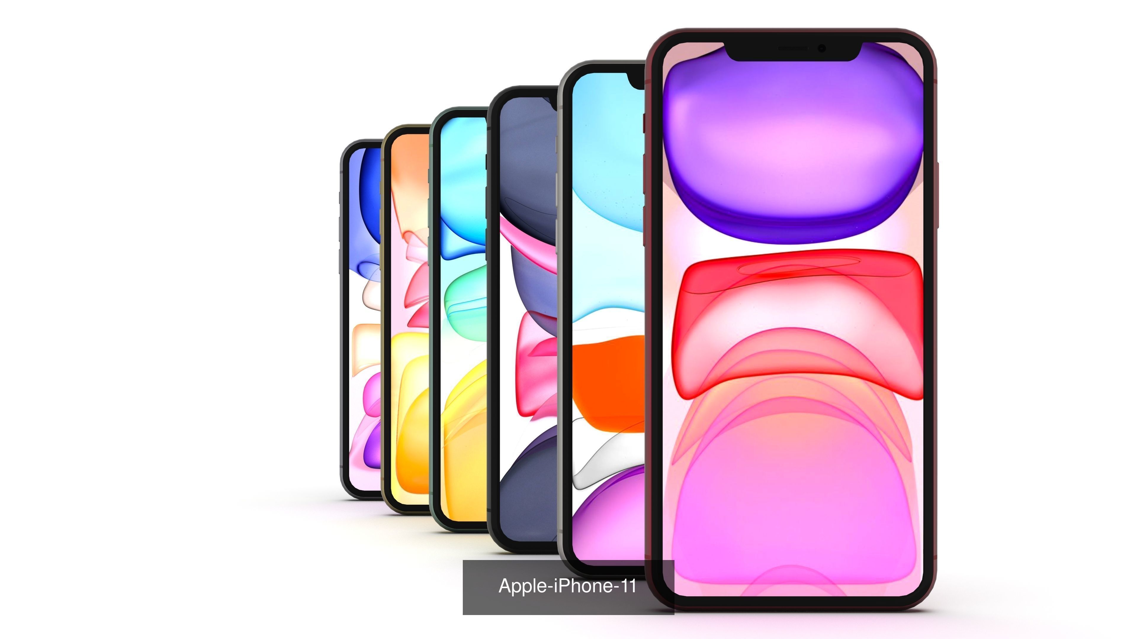 Apple-iPhone-2019 iphones 3D Model Collection_1