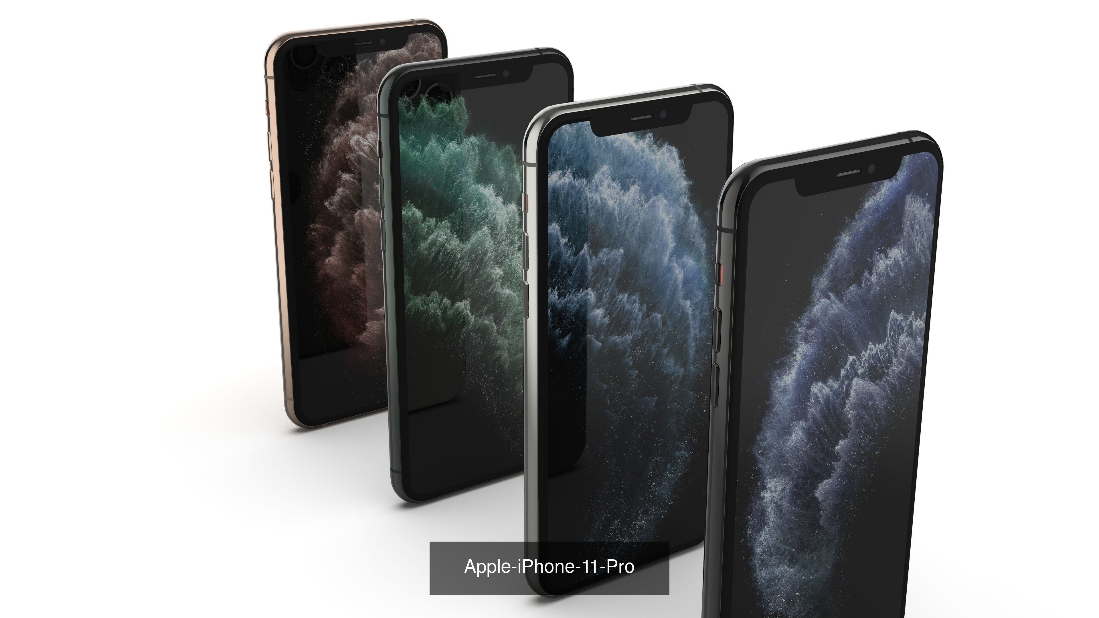 Apple-iPhone-2019 iphones 3D Model Collection_3