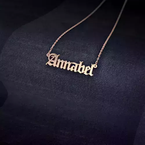 Name pendant Annabel