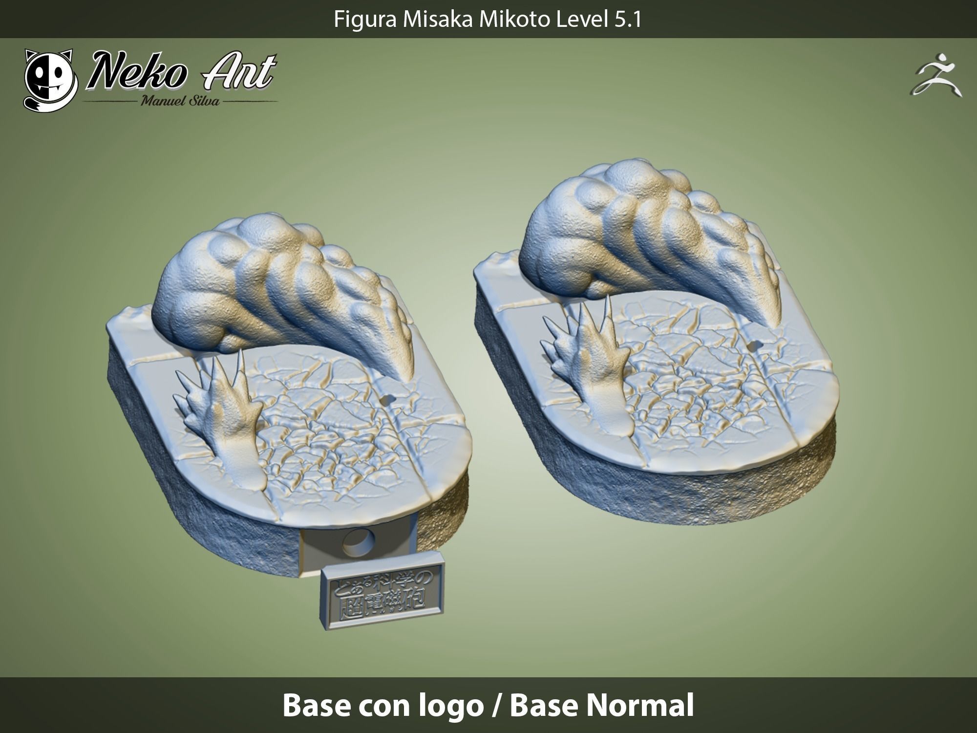 Misaka Mikoto - Figure Fan art 3D print model_7