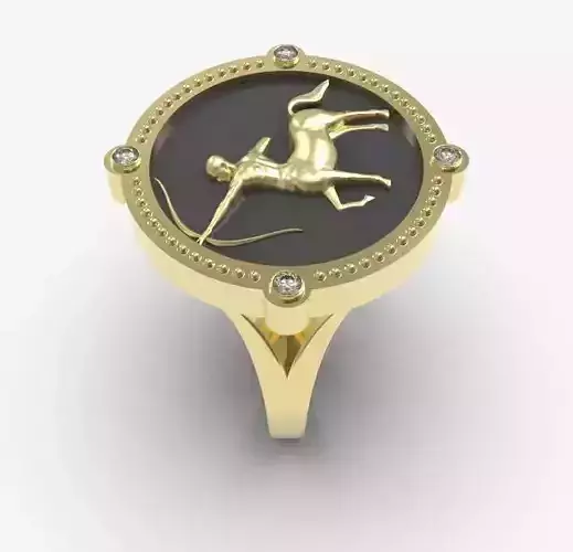 Zodiac ring Sagittarius