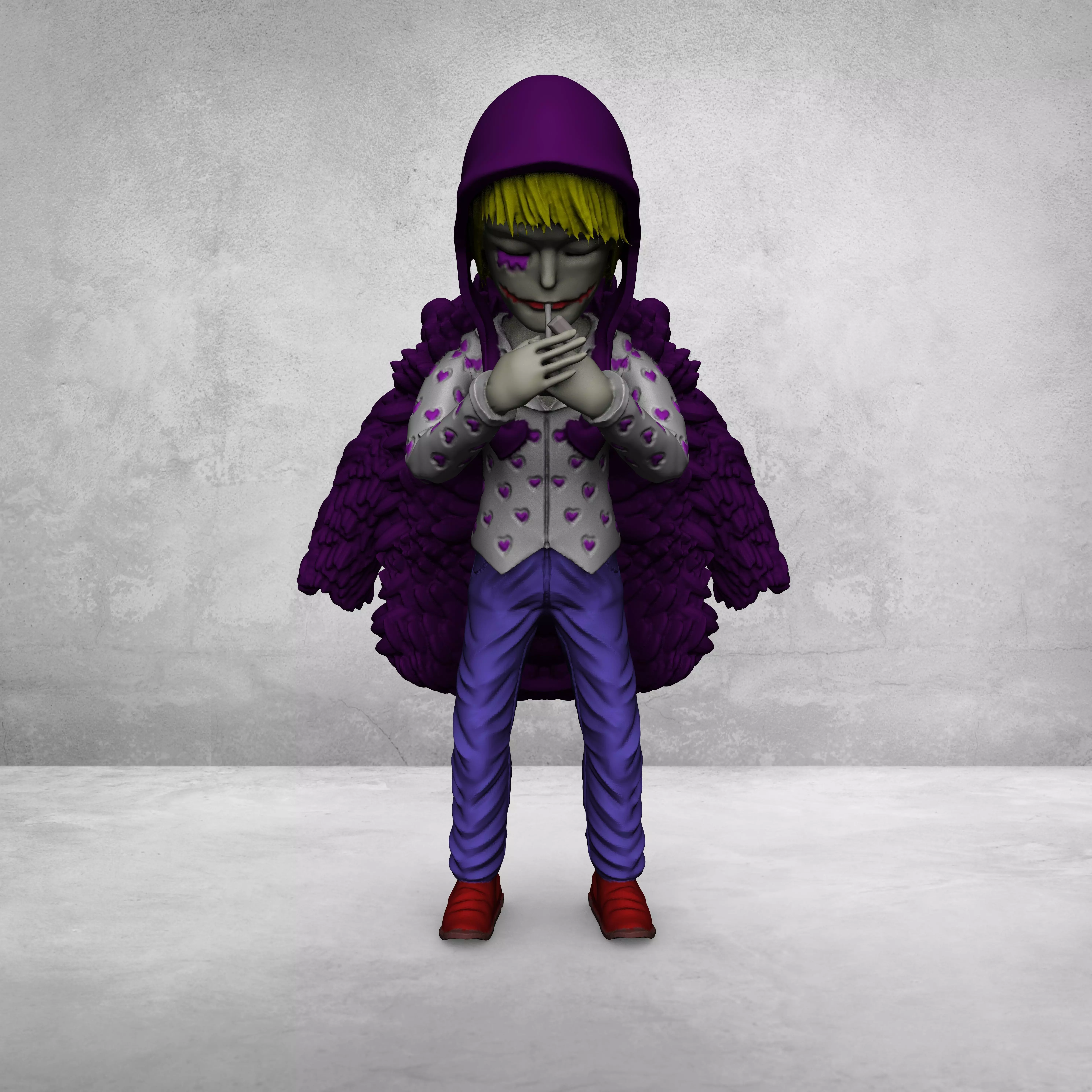 Corazon cartoon - One Piece 3D print model_0