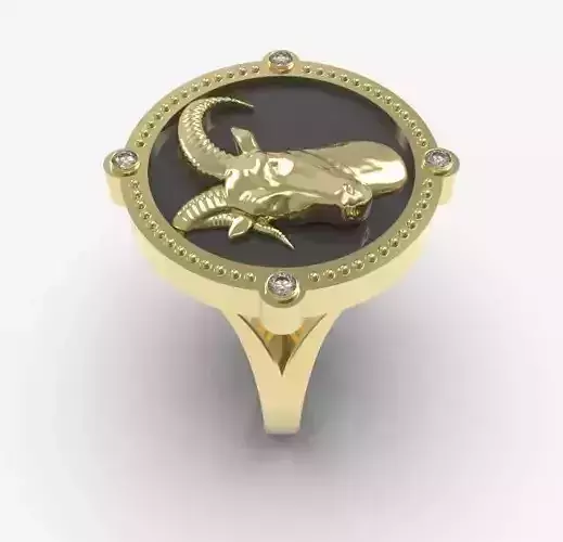 Zodiac ring Aries