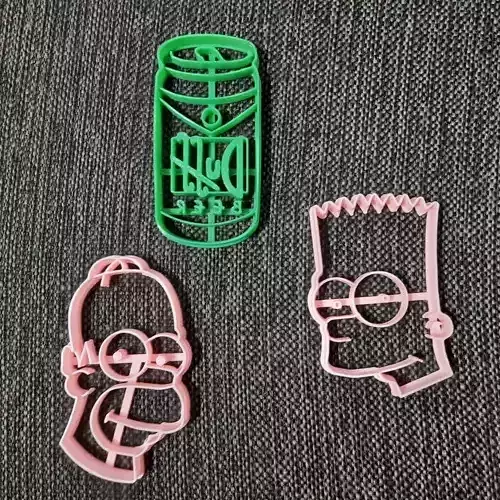 The Simpson pack x3 - Homer  Bart Duff