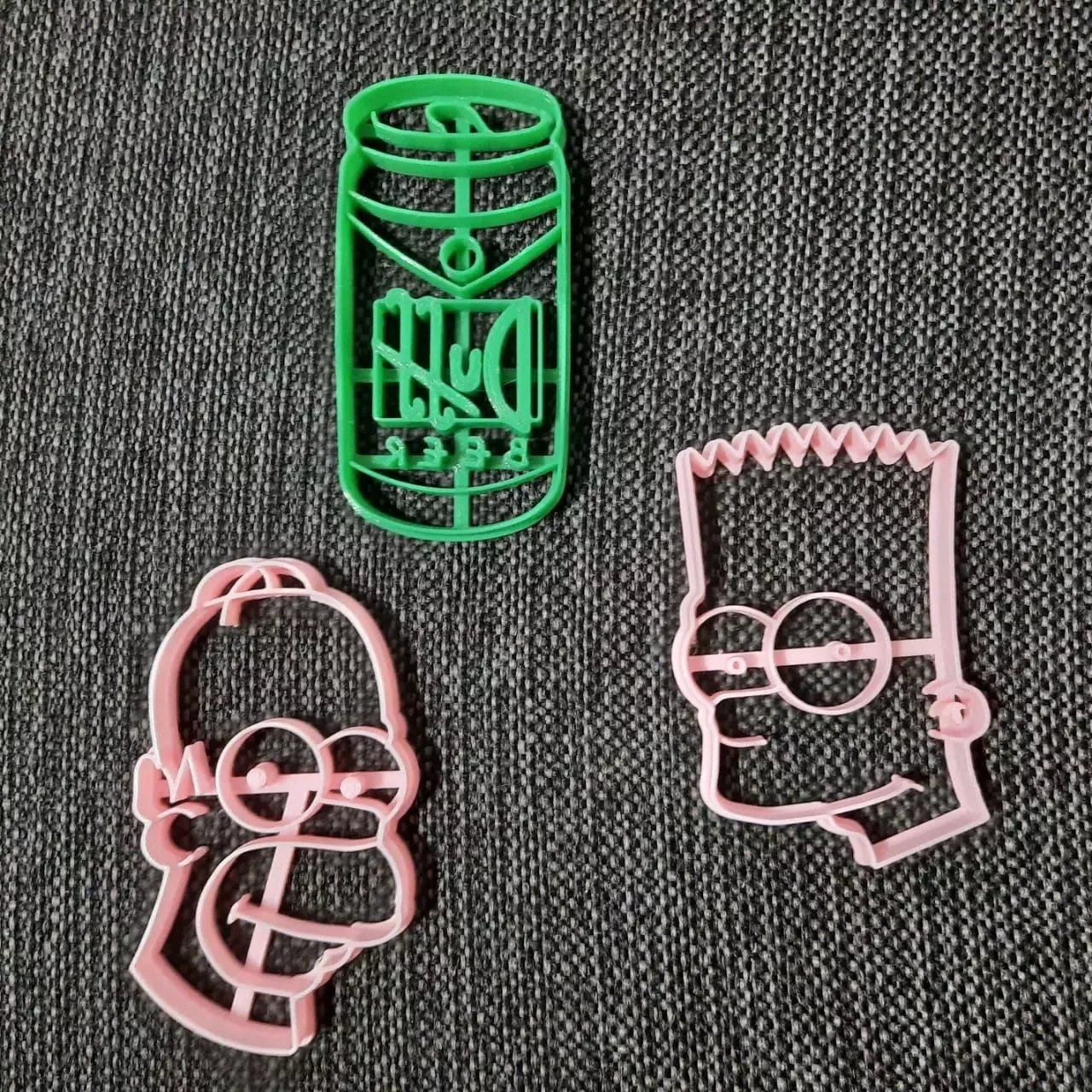 The Simpson pack x3 - Homer  Bart Duff 3D print model_0