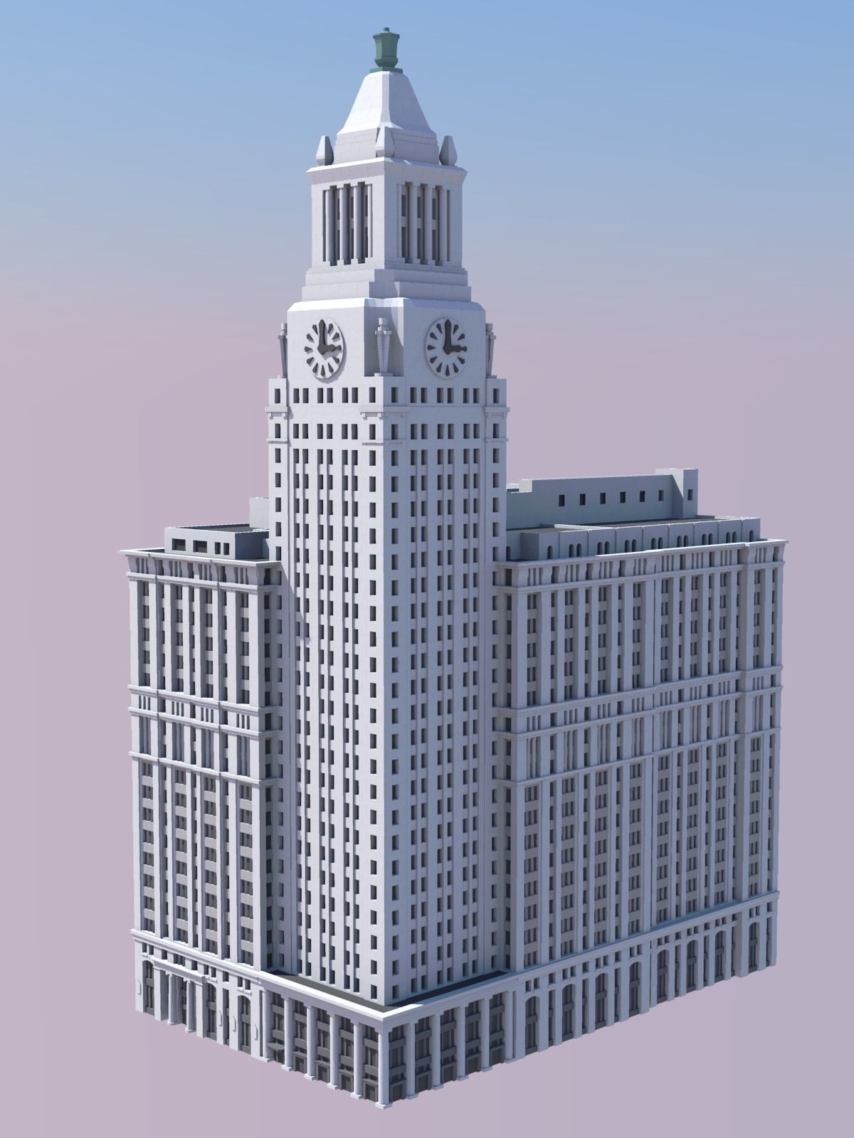Consolidated Gas Building 3D print model_1