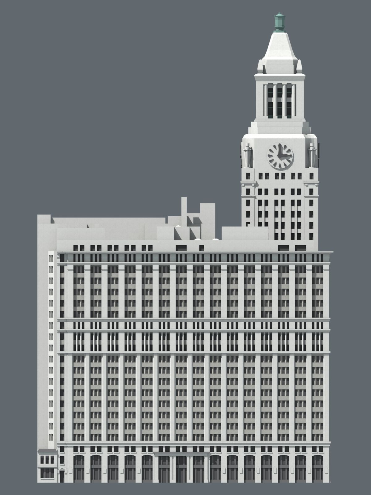 Consolidated Gas Building 3D print model_5