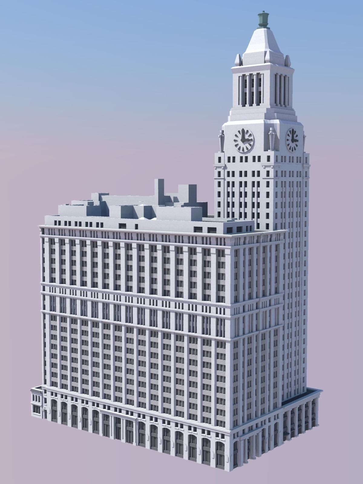 Consolidated Gas Building 3D print model_2