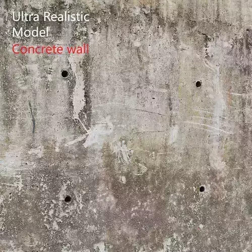 Ultra realistic Concrete wall Dirt Scan