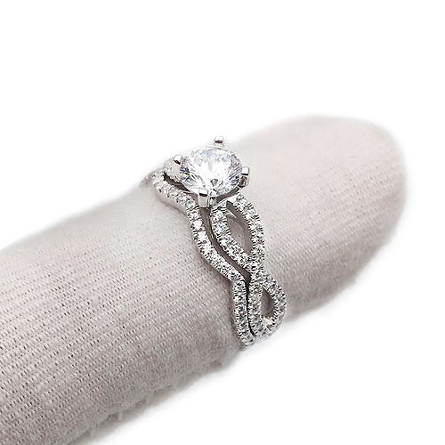 3DM Format White gold ring 3DM jewelry design 3D print model