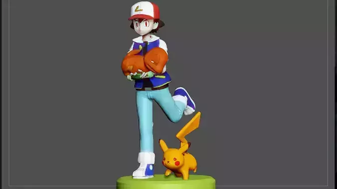 ASH SAVING CHARMANDER MODEL FOR 3D PRINT 3D print model