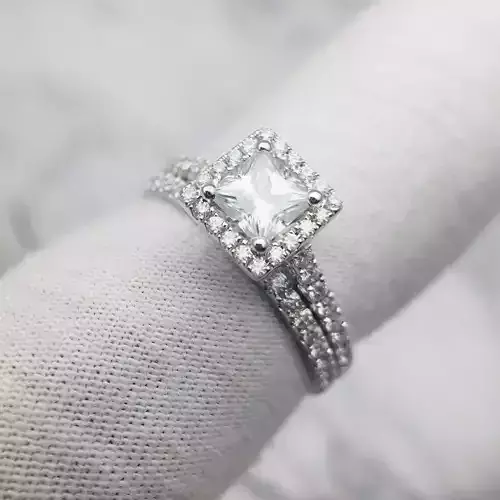 3DM Format White gold ring 3DM jewellery design course