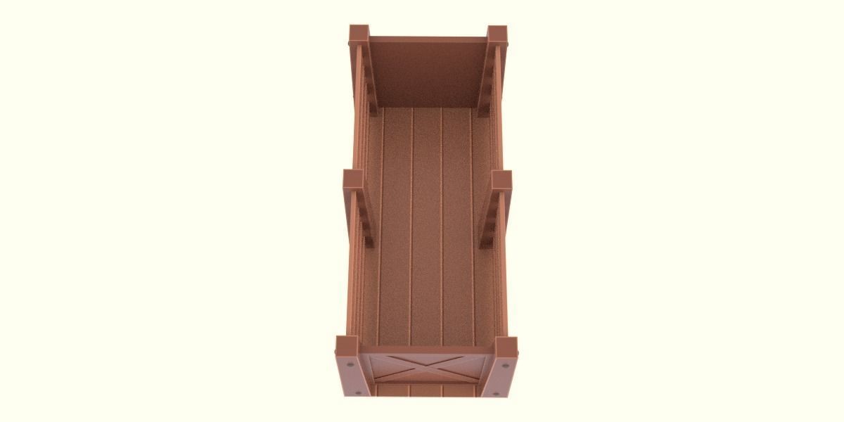 Low Poly Cartoon Crates Low-poly 3D model_11