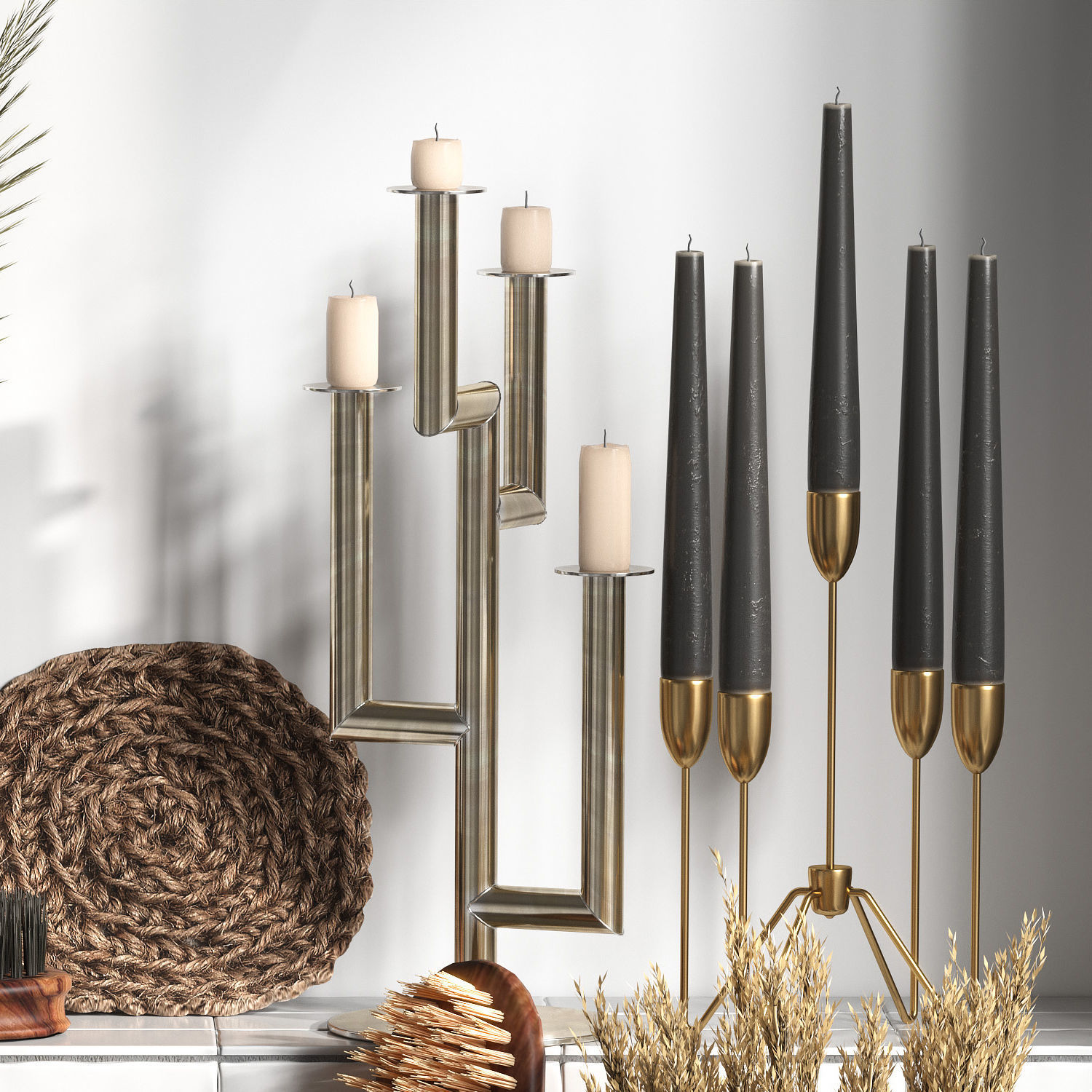 Big Set Of Bathroom Decor 3D model_6