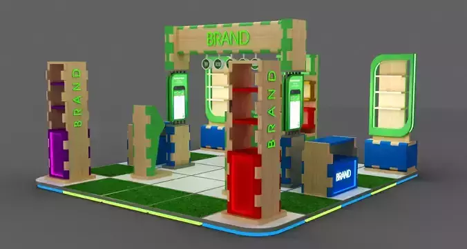 EXHIBITION BOOTH 5X5 MODULAR